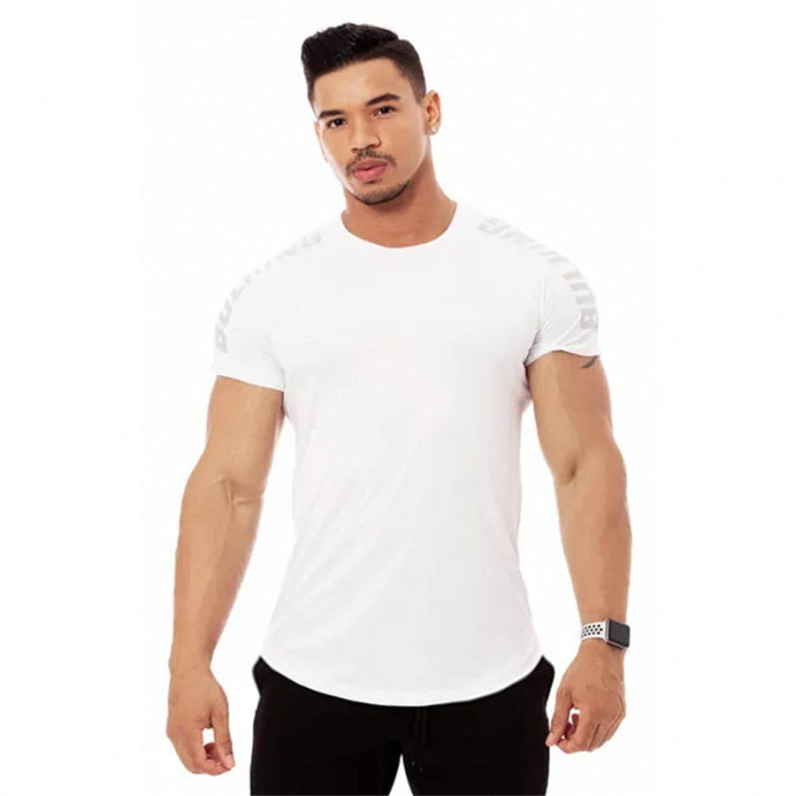 GLOBESKY Herren Gym T-shirt