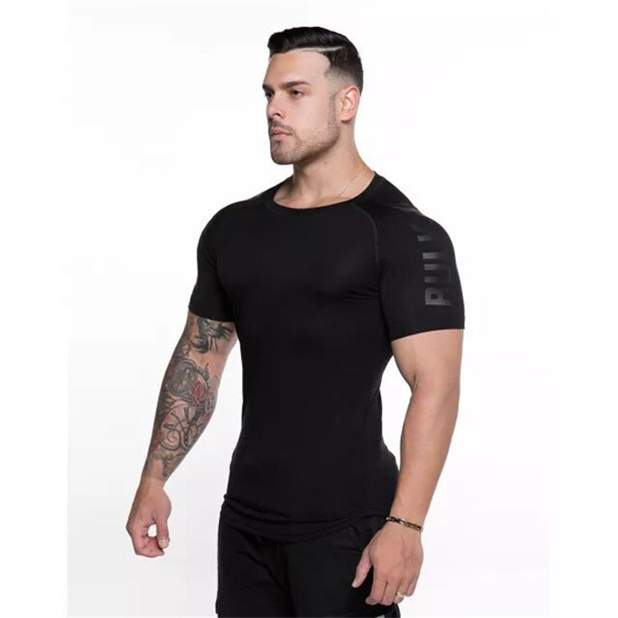 GLOBESKY Herren Gym T-shirt