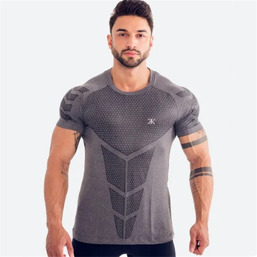 GLOBESKY Herren Gym T-shirt