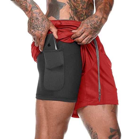 Doppel-deck Herren Sport Shorts