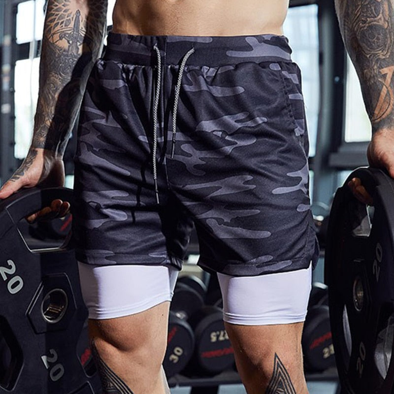 Doppel-deck Herren Sport Shorts