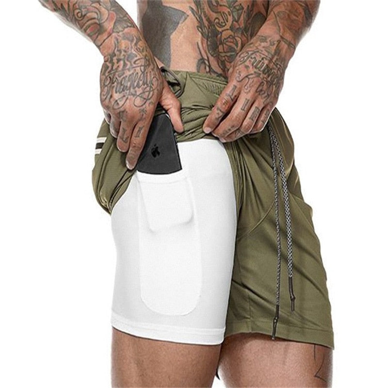 Doppel-deck Herren Sport Shorts