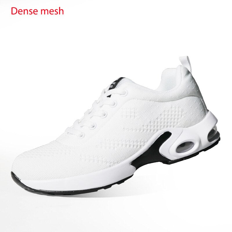 Fashion Lace Up Damen Laufschuhe Leichte Sneakers Atmungsaktive Outdoor-Sport-Fitness-Schuhe Komfort Luftpolster