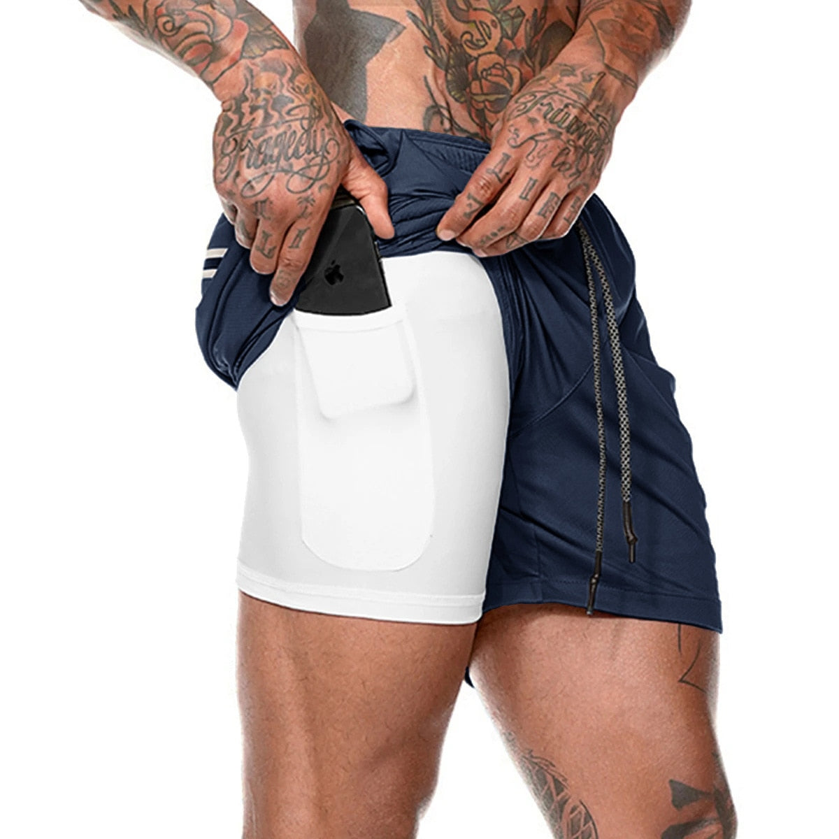 Doppel-deck Herren Sport Shorts