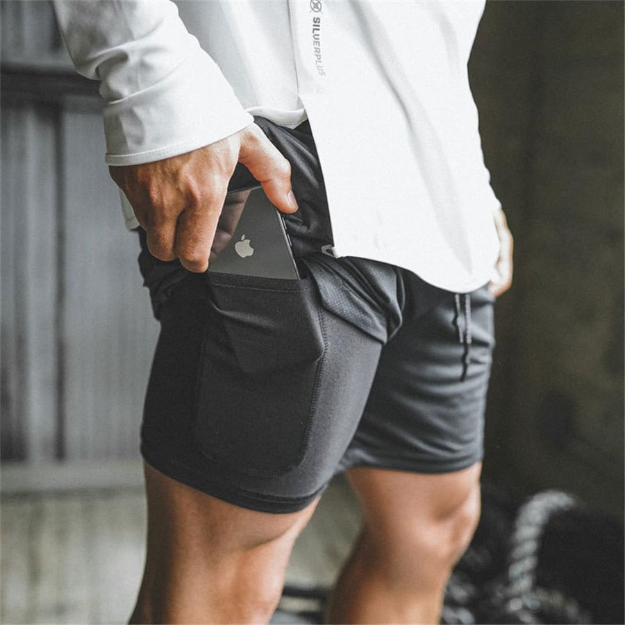 Doppel-deck Herren Sport Shorts