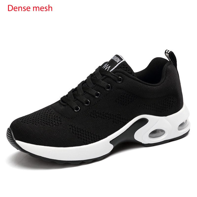 Fashion Lace Up Damen Laufschuhe Leichte Sneakers Atmungsaktive Outdoor-Sport-Fitness-Schuhe Komfort Luftpolster