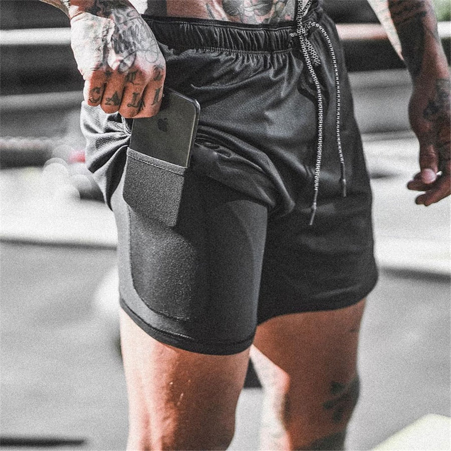 Doppel-deck Herren Sport Shorts