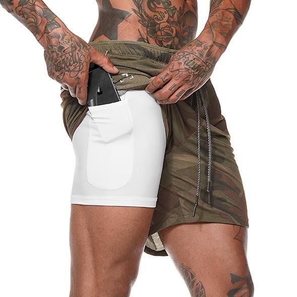 Doppel-deck Herren Sport Shorts