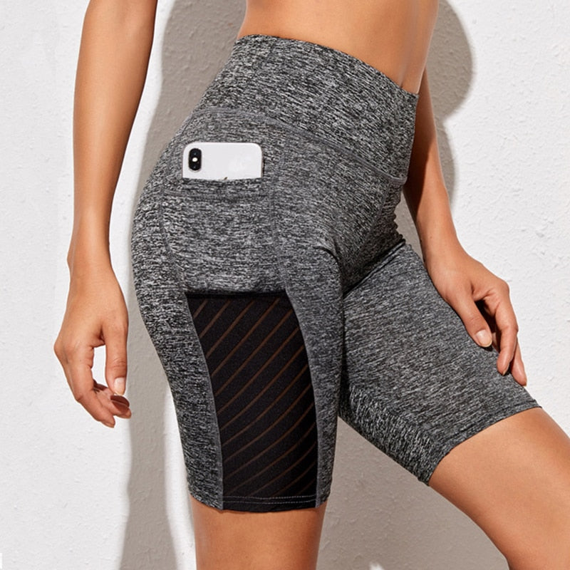 MEHEOL Workout Leggings mit nahtloser Tasche