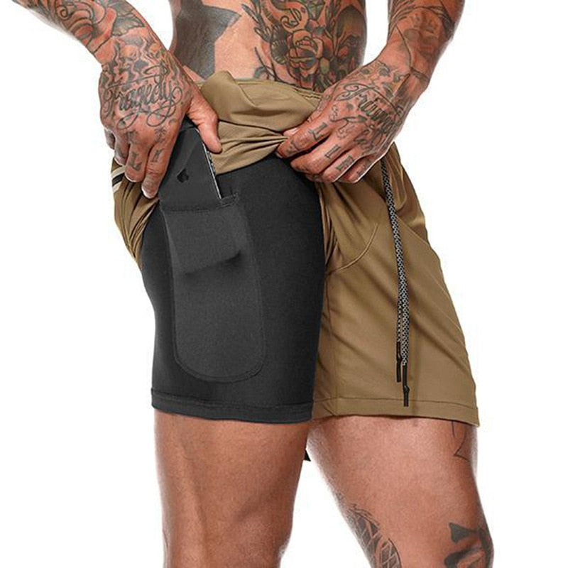 Doppel-deck Herren Sport Shorts